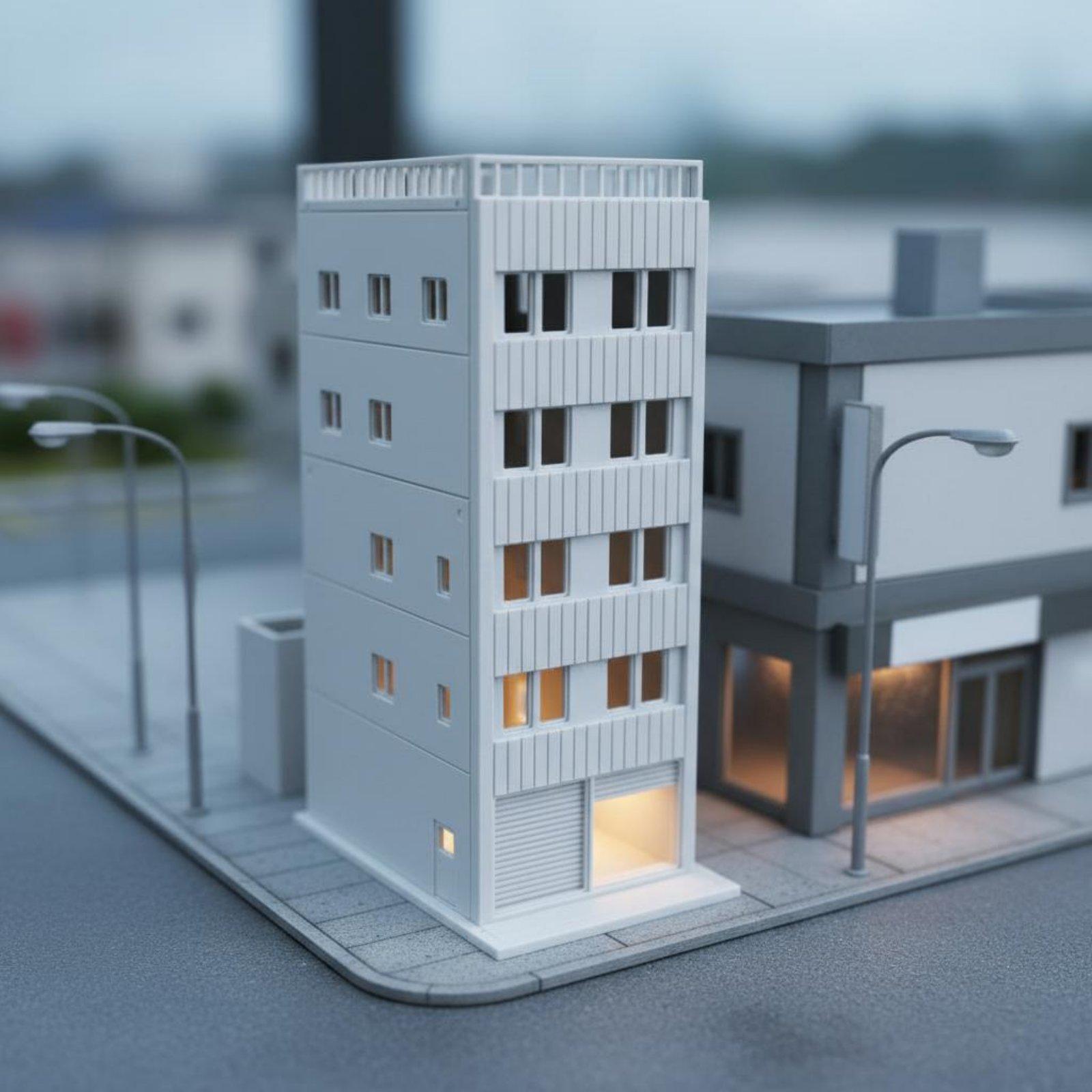 Model Kit Japanese - Building Assembly Miniature Japanese House Model