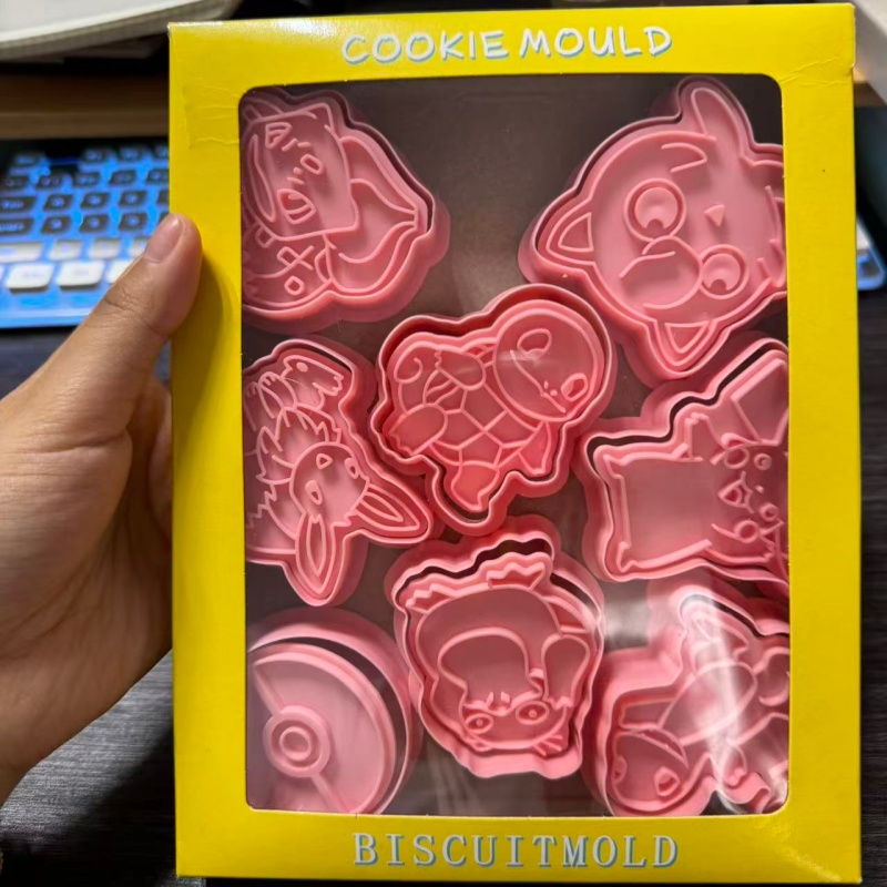 Model Kit Pokemon - New 6pcs/Set Pokemon Figures Cookie Cutters