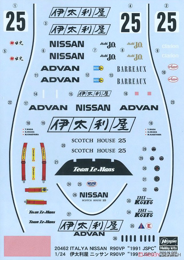 Static Assembled Car Model Has - огляд і ціна Model Kit Hasegawa