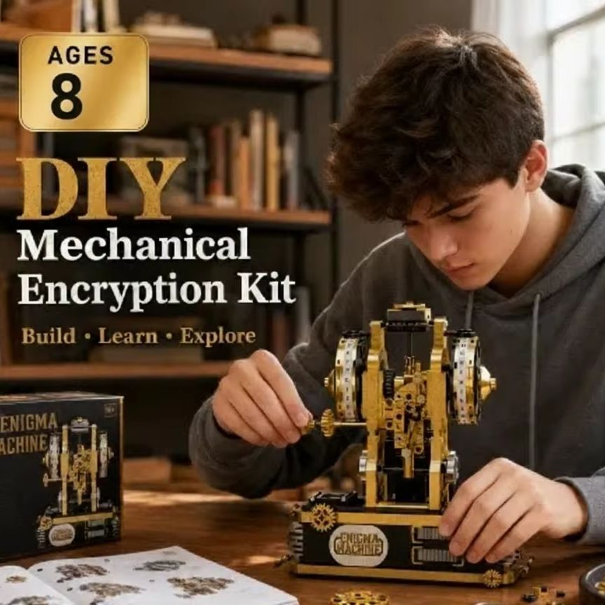 Enigma Machine Building Blocks - огляд і ціна Model Kit Ikaruga
