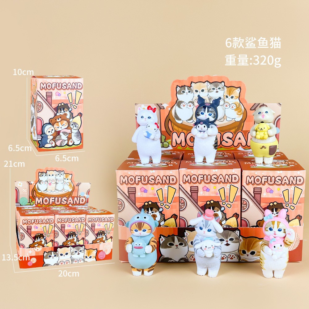Mofusand Series 6pcs Cartoon S - огляд і ціна Model Kit Japanese