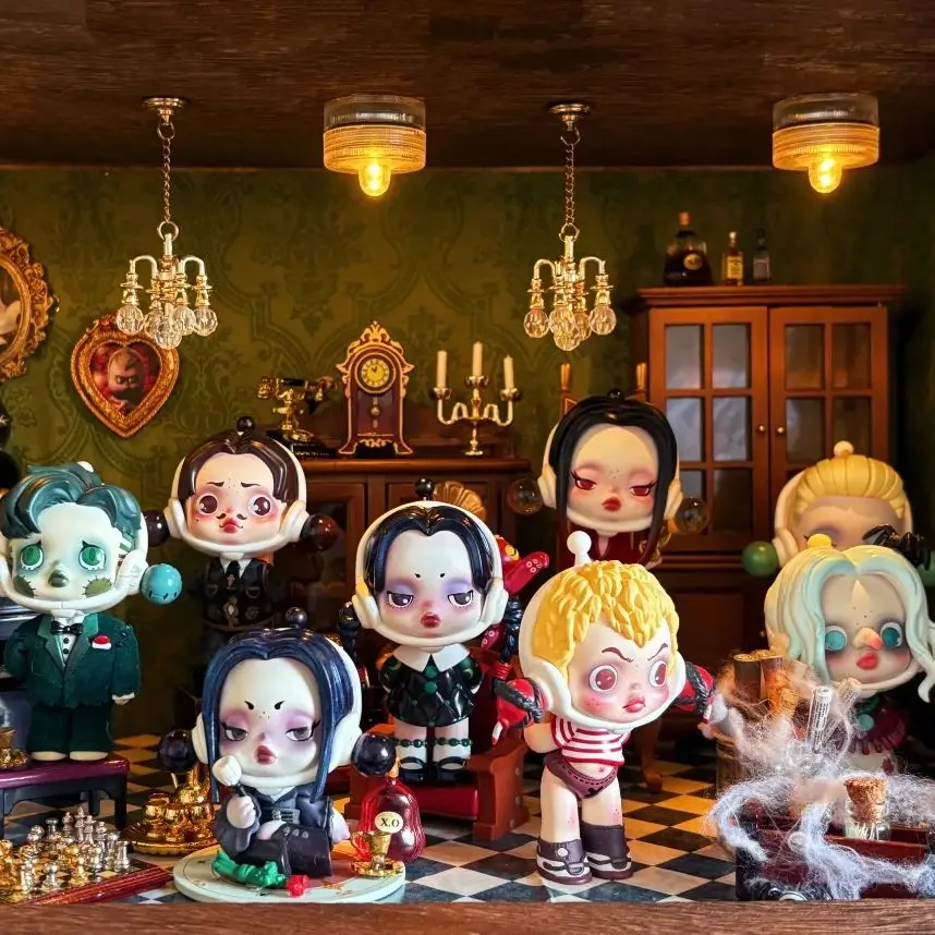 POP MART SKULLPANDA Addams Fam - огляд і ціна Model Kit Girl