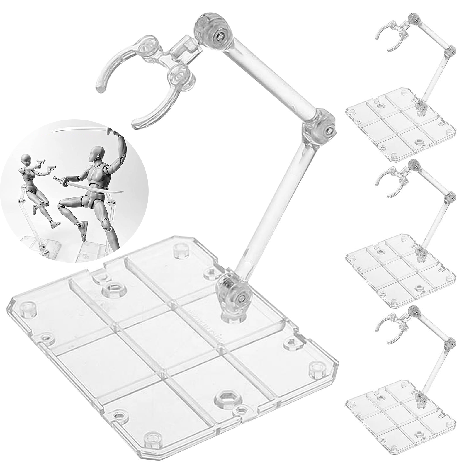 Clear Action Figure Stand,Asse - огляд і ціна Model Kit Gunpla