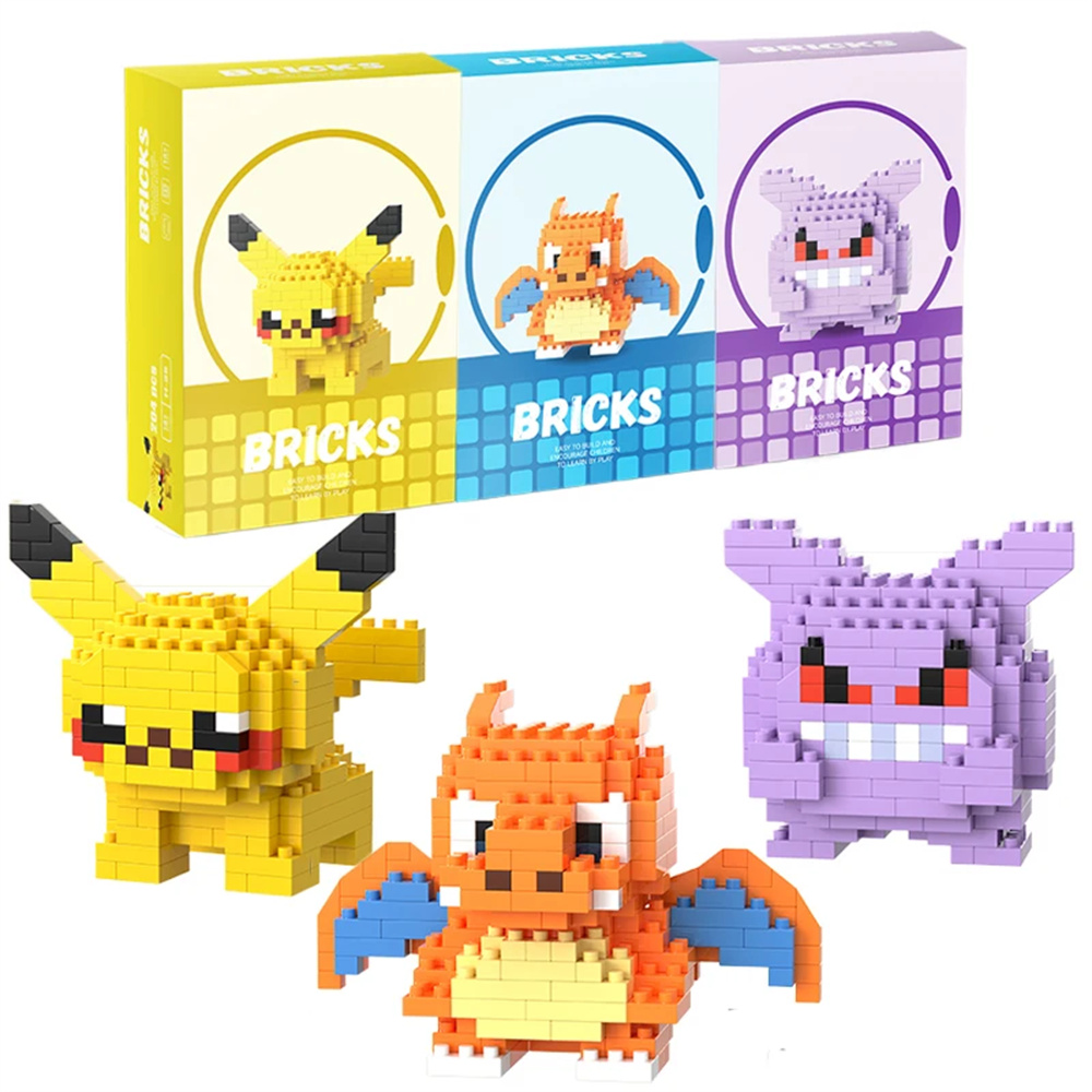 Pokemon Micro Building Blocks  - огляд і ціна Model Kit Pokemon