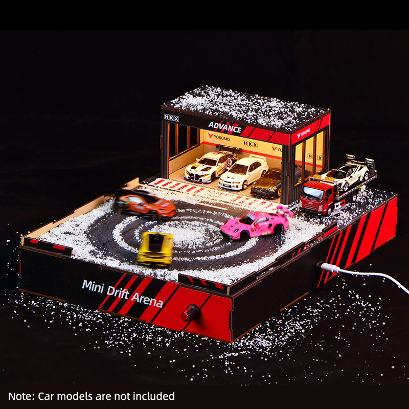 1:64 Scale DIY Drift Track Dio - огляд і ціна Model Kit Led