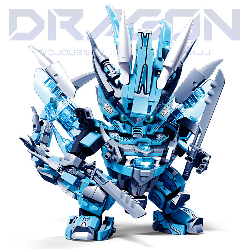 2 in 1 Transformable Mecha Rob - огляд і ціна Model Kit Dragon