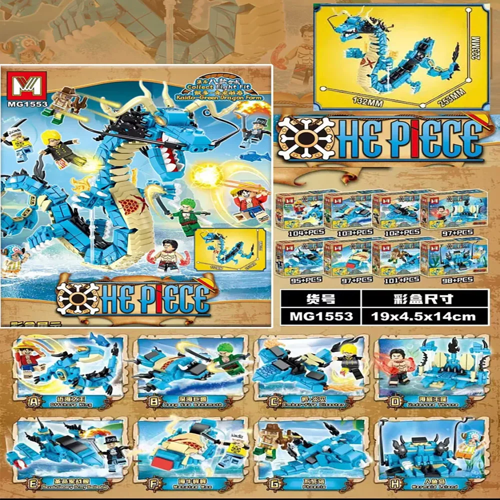 8in1 One Piece Building Blocks - огляд і ціна Model Kit Ikaruga